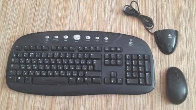 Лот: 5668371. Фото: 1. Беспроводной набор Logitech клавиатура... Клавиатуры и мыши