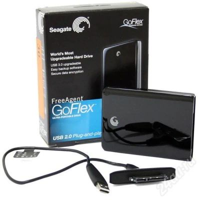 Лот: 685357. Фото: 1. Внешний винчестер Seagate FreeAgent... USB-флеш карты