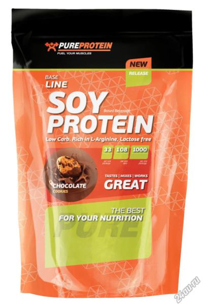 Лот: 4587739. Фото: 1. Изолят соевого белка Pure Protein... Спортивное питание, витамины