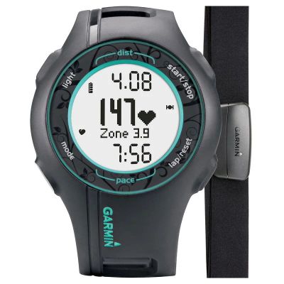 Лот: 7231108. Фото: 1. Garmin Forerunner 210 Black/Teal... GPS-навигаторы