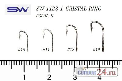 Лот: 9844147. Фото: 1. Крючки Sung Woon Cristal-RING... Леска, блесны, крючки, мормышки
