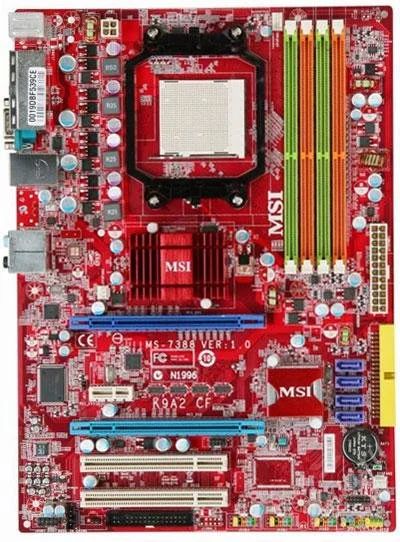 Лот: 1403538. Фото: 1. MSI K9A2 CF. Материнские платы