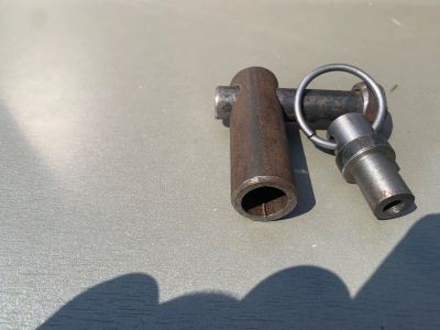 Лот: 23273084. Фото: 1. Замок навесной, самодельный. Замки