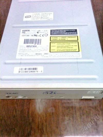 Лот: 1979499. Фото: 1. рабочий б/у CD-ROM. Приводы CD, DVD, BR, FDD
