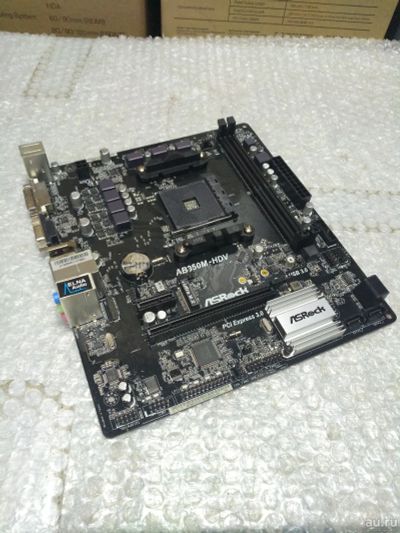 Лот: 18062057. Фото: 1. Материнская плата AMD B350 SAM4... Материнские платы
