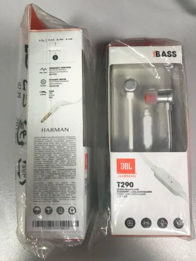 Лот: 10873701. Фото: 1. Новые наушники с микрофоном JBL... Наушники, гарнитуры
