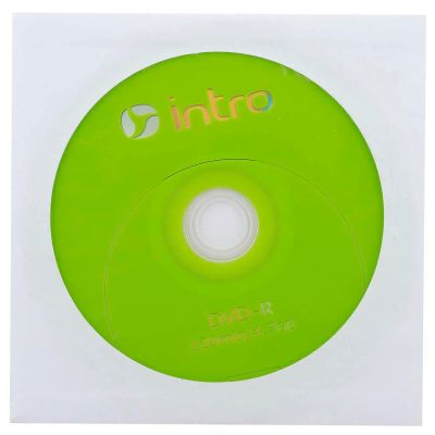 Лот: 24525704. Фото: 1. DVD-R диск Intro 16X 4,7GB, конверт... CD, DVD, BluRay