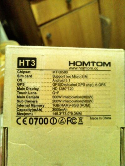 Лот: 10635013. Фото: 1. homtom. Смартфоны