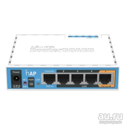 Лот: 15198592. Фото: 1. Wi-Fi роутер MikroTik hAP ac lite... Маршрутизаторы (роутеры)