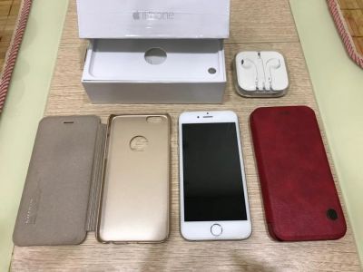 Лот: 10553417. Фото: 1. Продам iPhone 6 Silver 16Gb (на... Смартфоны