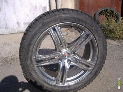 Лот: 2123523. Фото: 1. Диски R17 RR с резиной NOKIAN... Шины на дисках