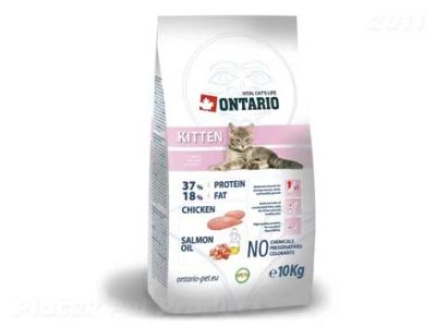 Лот: 3787542. Фото: 1. Ontario Kitten 10кг корм для котят. Корма