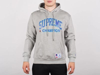Лот: 12688380. Фото: 1. Худи Champion x Supreme (8491). Свитеры, толстовки, худи