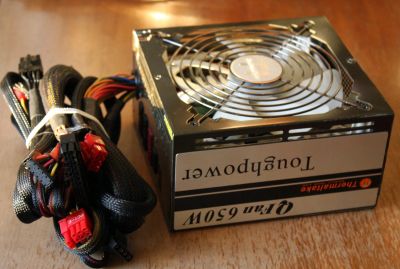 Лот: 17195774. Фото: 1. Thermaltake Toughpower QFan 650W. Корпуса, блоки питания