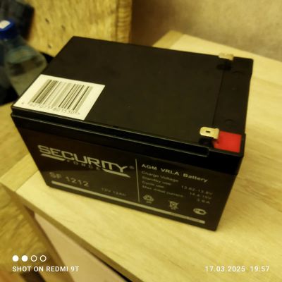 Лот: 25128375. Фото: 1. аккумулятор(бесперебойник) 12в. Батарейки, аккумуляторы, элементы питания
