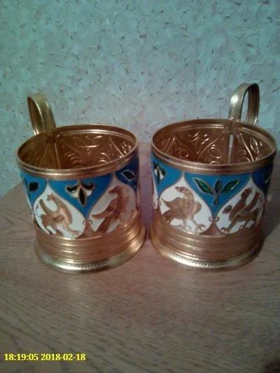 Лот: 11058027. Фото: 1. Подстаканники. Предметы интерьера и быта