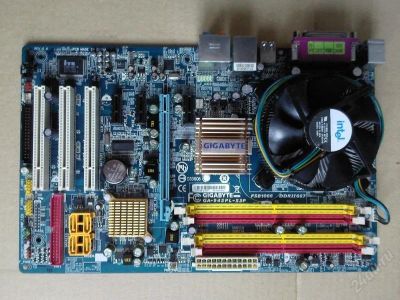 Лот: 1505911. Фото: 1. Материнская плата Gigabyte GA-945PL-S3P... Материнские платы