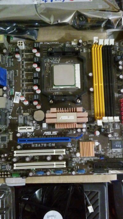 Лот: 12620215. Фото: 1. Asus m3a78-cm. Материнские платы