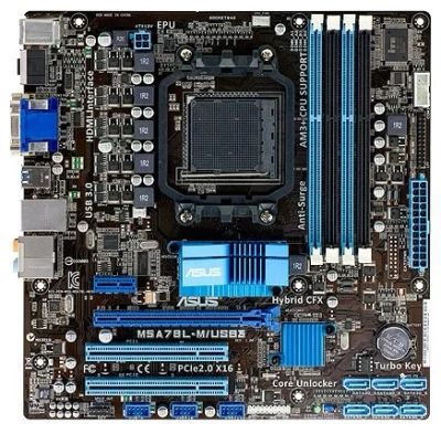 Лот: 3955066. Фото: 1. Материнская плата Asus M5A78L-M... Материнские платы