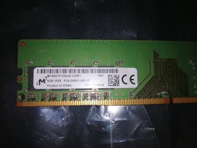 Лот: 16086050. Фото: 1. Оперативная память ddr4 8gb micron. Оперативная память