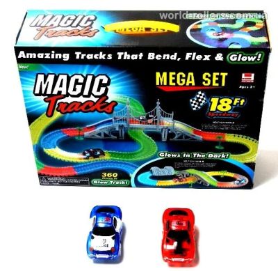 Лот: 10911001. Фото: 1. Magic Tracks 360 деталей Mega... Машины и техника