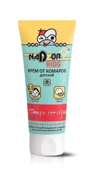 Лот: 17831355. Фото: 1. Крем Nadzor от комаров для детей... Средства от насекомых и грызунов