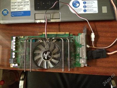 Лот: 2829421. Фото: 1. видеокарта GeForce 8800GTS + VGA... Видеокарты