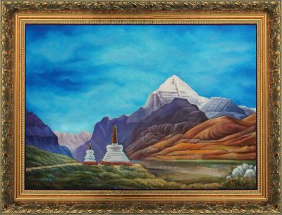 Лот: 16550004. Фото: 1. Священная гора Кайлас - великий... Картины, рисунки