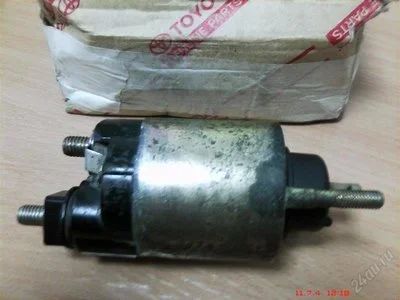 Лот: 1051442. Фото: 1. Втягивающее рэле стартера Toyota... Двигатель и элементы двигателя