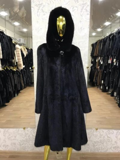 Лот: 10349029. Фото: 1. Норковая шуба отрезная юбочка... Верхняя одежда