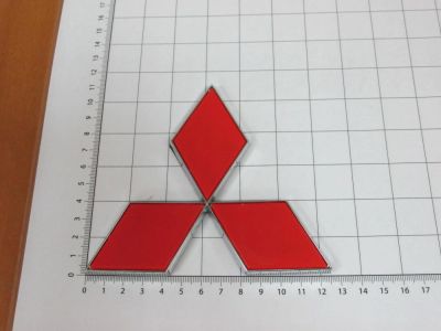 Лот: 10655271. Фото: 1. Эмблема шильдик логотип Mitsubishi... Детали тюнинга