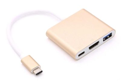 Лот: 12577796. Фото: 1. Multiport USB 3.1 Type-C to HDMI... Шлейфы, кабели, переходники