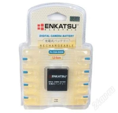 Лот: 2844896. Фото: 1. Аккумулятор Enkatsu для фотоаппаратов... Аккумуляторы, зарядные