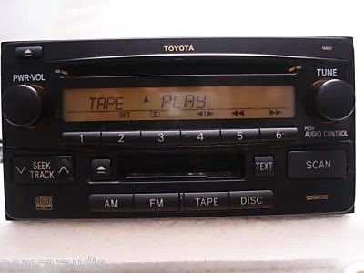 Лот: 3704718. Фото: 1. Автомагнитола штатная Toyota 16842... Автомагнитолы