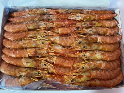 Лот: 16766533. Фото: 1. Креветки (лангустины) 2 кг (L3... Икра, рыба, морепродукты