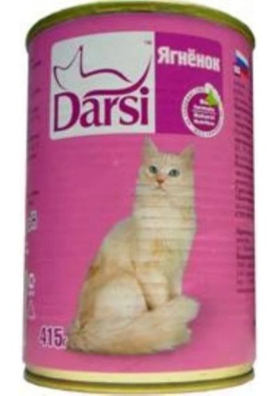 Лот: 5110429. Фото: 1. Консервы Darsi для кошек, с мясом... Корма