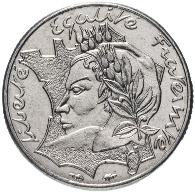 Лот: 18812608. Фото: 1. Франция 10 франков 1986 Свобода... Европа