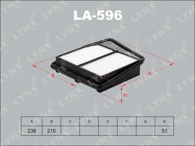 Лот: 13357249. Фото: 1. Lynx LA-596 Воздушный фильтр. Расходные материалы