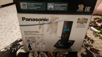 Лот: 9341632. Фото: 1. Телефон panasonic kx-tg1711. DECT и радиотелефоны