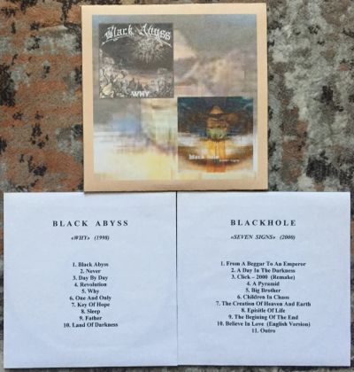 Лот: 19578866. Фото: 1. 2CD "Black Abyss" + "Blackhole... Аудиозаписи