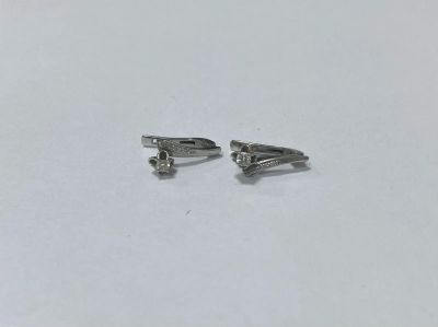 Лот: 24639296. Фото: 1. Золотые серьги 2,09гр. 585пр... Серьги, каффы