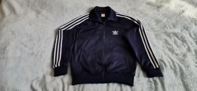 Лот: 18603857. Фото: 1. Олимпийка adidas "Строгий" ретро... Свитеры, толстовки, худи