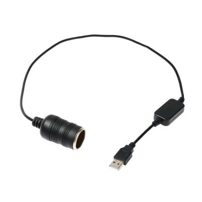 Лот: 25616497. Фото: 1. Кабель переходник с USB на прикуриватель... Чехлы, коврики, оплетки руля