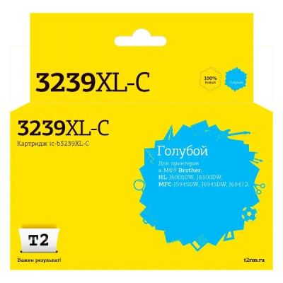Лот: 24546513. Фото: 1. Картридж T2 IC-B3239XL-C (LC-3239XL-C... Картриджи, расходные материалы