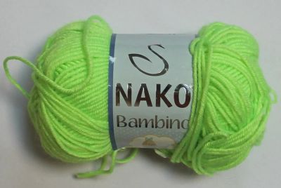 Лот: 11181001. Фото: 1. Пряжа Nako bambino 25%шерсть 75... Ткани, нитки, пряжа