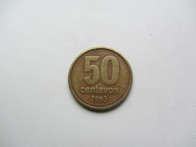 Лот: 7600848. Фото: 1. Аргентина 50 сентаво 1993 г. Америка
