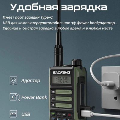 Лот: 20659103. Фото: 1. Радиостанция Baofeng UV-16 Plus... Рации, радиостанции