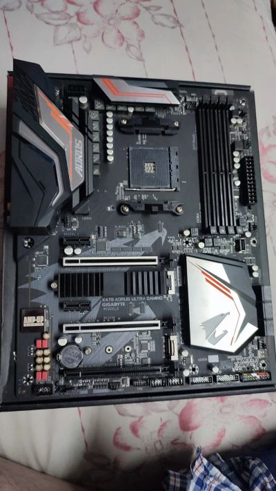 Лот: 19950007. Фото: 1. Gigabyte X470 Aorus ultra gaming. Материнские платы