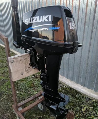 Лот: 25362876. Фото: 1. 2х-тактный лодочный мотор SUZUKI... Лодочные моторы