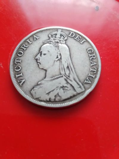 Лот: 17276237. Фото: 1. Великобритания 4 шиллинга (2 флорина... Великобритания и острова